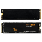 M.2 NVMe PCIe Gen 4.0 solid state drive 1 TB, front and back view