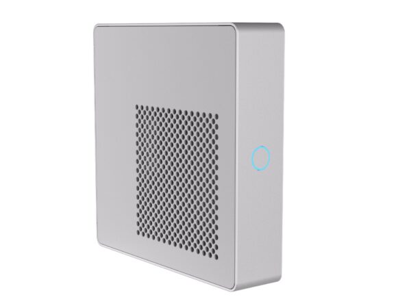Meway Mini PC S1 PRO in silver, compact ITX desktop